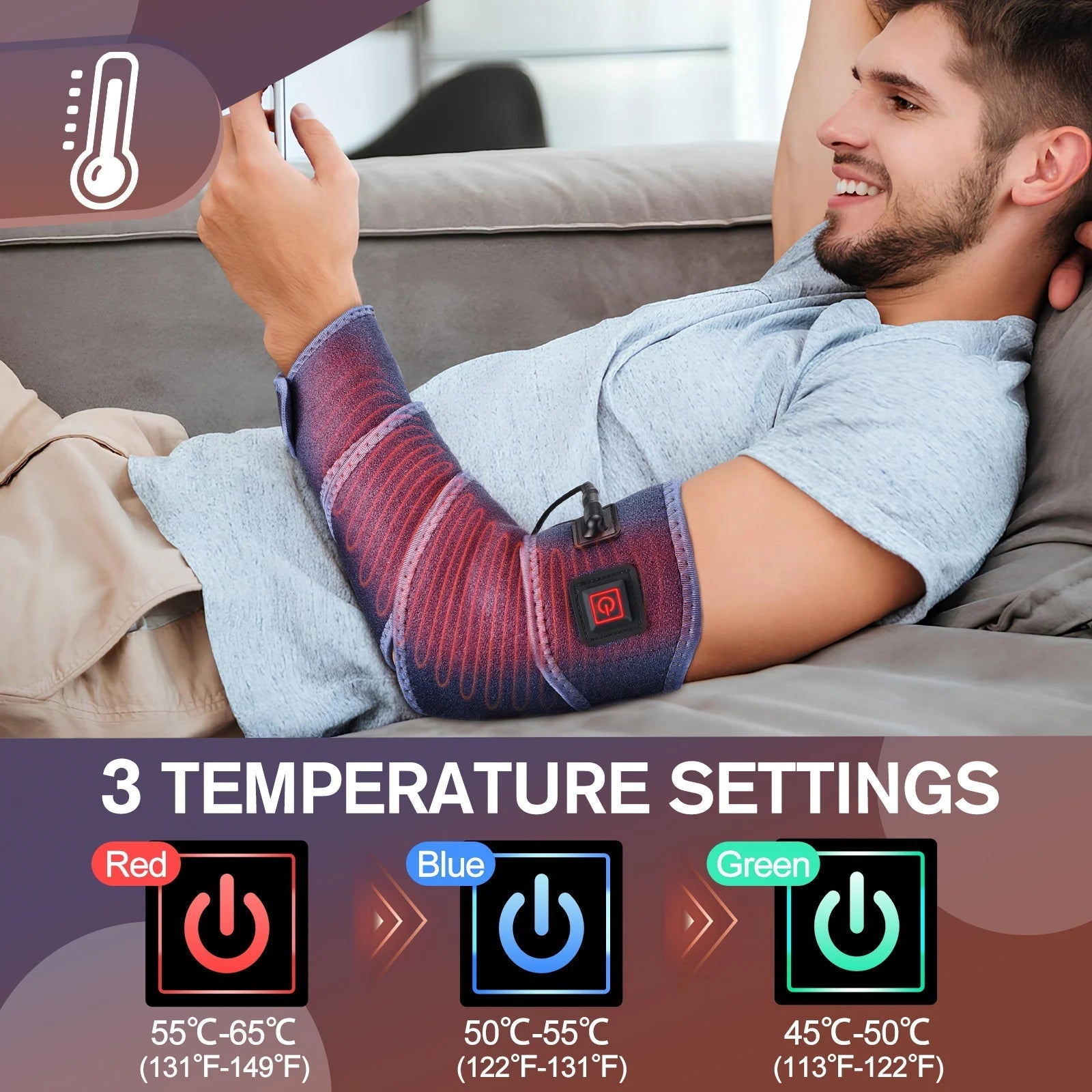 Electric Heating Bandage Support - MuscleMendShop