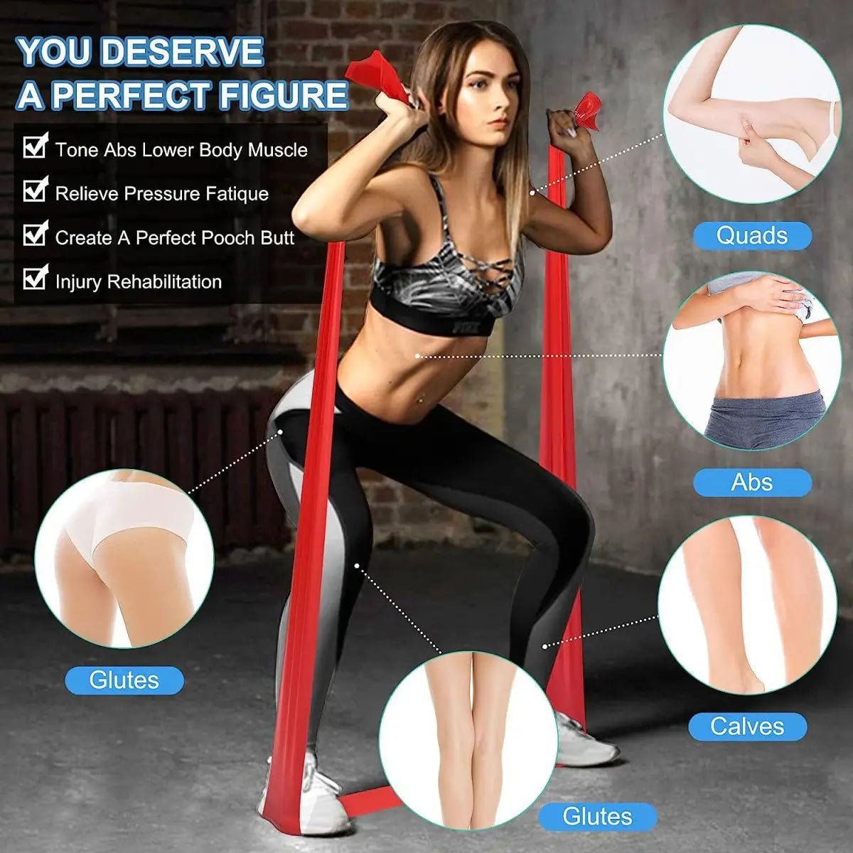 Yoga Elastic Resistance Bands - MuscleMendShop